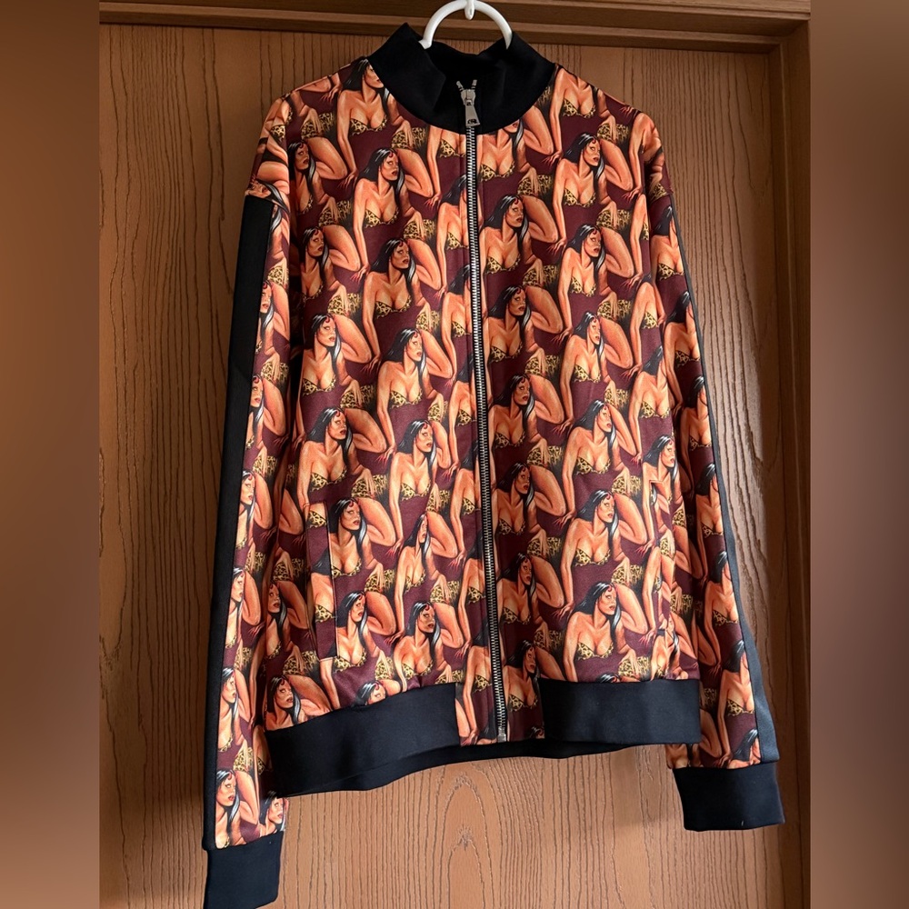 Roberto Cavalli Bold Graphic Track Jacket - Men’s L